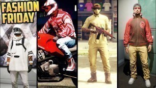 'GTA Online FASHION FRIDAY! (The Sandman, Red Biker, Woodland Mercenary & More)'