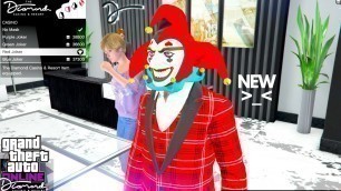 'Joker Mask GTA Online Casino New Clothing Items'