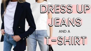 '5 Easy Ways to Dress up Jeans | Fashion Over 40'