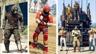 'GTA Online - 10+ Awesome Looking Outfits (Low Budget Iron Man, Mad Max, Plague Doctor & MORE)'