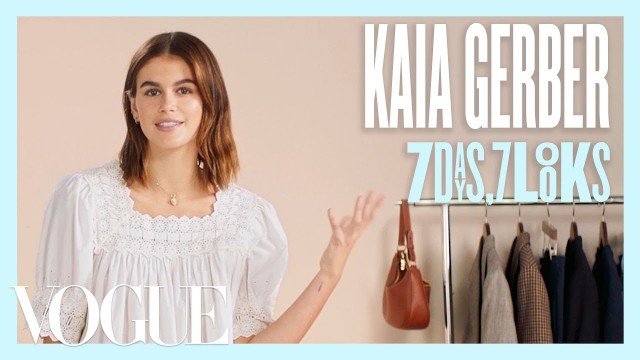 'Every Outfit Kaia Gerber Wears in a Week | 7 Days, 7 Looks | Vogue'