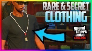 'GTA 5 Online: NEW CLOTHING GLITCH! How To Get Secret Rare Necklace! PS4/X1/PC (GTA 5 Glitches 1.37)'