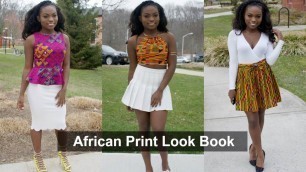 'Spring Look Book 2016: African Print Look Book + Growing Up African'