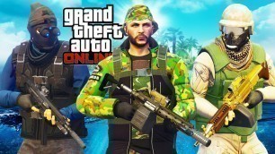 'GTA 5 ONLINE - BEST MILITARY OUTFITS. How to look like a NAVY SEAL soldier in GTA 5'