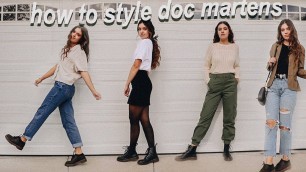 'how to style doc martens ! // fall lookbook & outfit ideas 2019'