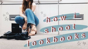 'HOW I SHOOT LOOKBOOKS BY MYSELF // behind the scenes vlog'