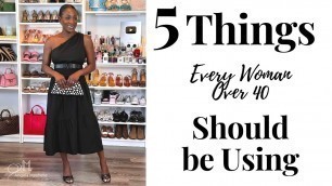 '5 Things Every Woman Over 40 Should Be Using | Skincare | Antiaging'