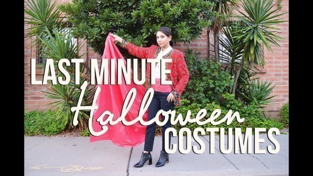 'Last Minute Halloween Costumes'