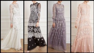 'Fantastic Ruffled Sequin Embellishments Tulle Gown Dresses and Victorian Wedding dresses'