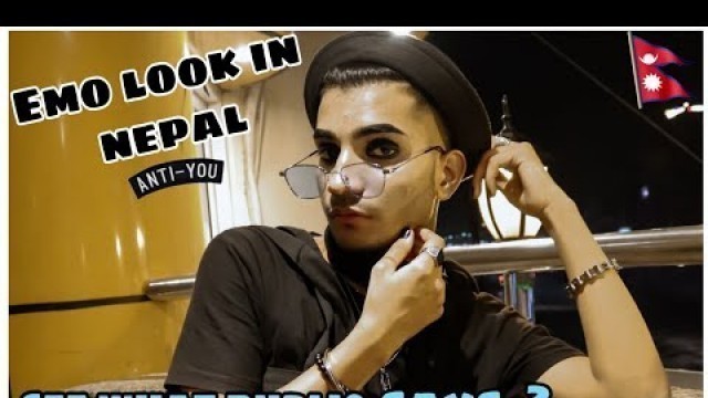 'Nepalese react on Emo look/Emo fashion in Nepal/Emo Guy/Rahim shah/Neel david Salon'