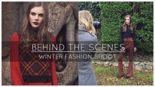 'Behind The Scenes: Winter Fashion Photography Shoot'