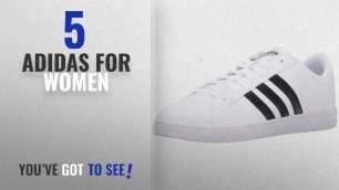 'Top 5 Adidas For Women [2018]: Adidas Neo Women\'s Baseline W Casual Sneaker,White/Black/White,8 M'