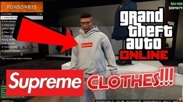 'How to Get Supreme Clothes in GTA Online!'