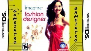 'NDS | Imagine: Fashion Designer | GameIntro'