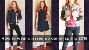 'How to wear trends for women over 40 - spring fashion for women over 40'