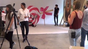 'Tatler cut-outs fashion shoot - Behind the scenes'