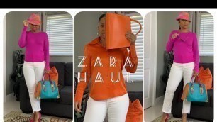'NEW-IN ZARA TRY-ON HAUL|| Fashion over 40'