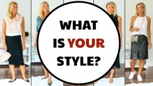 'Attractive Black Skirt Summer & Fall | Black Skirt Outfits over 50'