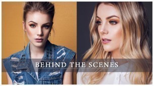 'Behind The Scenes - Beauty and Denim Fashion Photography Shoot'