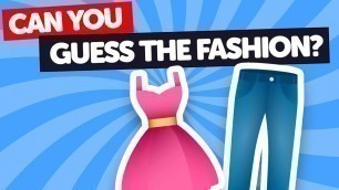 'Can You Guess The FASHION using Emojis? Guess the Emoji Trivia Party Game!'