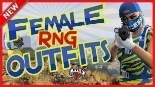 'Gta 5 Online I Top 5 Female RnG Outfits!'