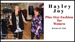 'Plus Size Fashion for Women over 40 - introducing my special Hayley Joy, Plus-Size clients.'