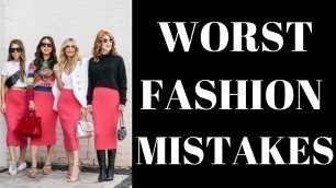 '10 Fashion Mistakes That Could be Aging You | Fashion Over 40 & 50'