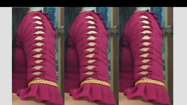 Beautiful sleeve blouse design cutting and stitching - kirti fashion designer