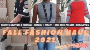 'Fall Fashion Haul 2021 | Tall girl fashion | Fashion for women over 40 | Rosewe Fashion Haul'