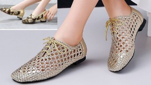 'Designer luxury women\'s shoes 2020-21 woman fashion leather high quality plus size ladies shoe'