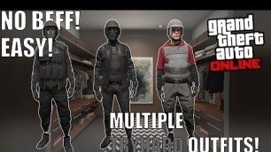 'GTA 5 ONLINE MULTIPLE TRYHARD OUTFITS TRANSFER GLITCH! NO SAVE WIZARD NO BEFF! EASY!'