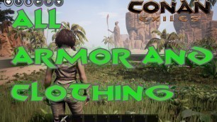 'Conan Exiles - Вся броня и одежда! All armor and clothing!'