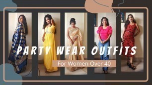 'Stylish Party Outfit Ideas For Women Over 40 | Fashion Tips Over 40 | Curly Trails'