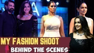 'Behind The Scenes of My Fashion Shoot | Ramp Walk | Samyuktha Shan'
