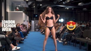 'London Fashion Week by Fashion show live Designer Megans Choix Model 19'