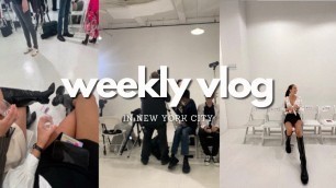 'WEEKLY VLOG NYC | ny fashion week 22 + one year living in nyc anniversary!'