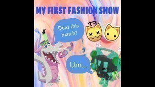 'My very first fashion show…(success?)'