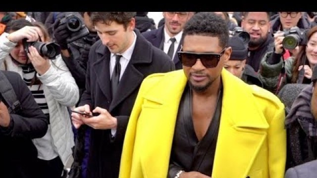 'Usher, Jourdan Dunn and more at the Balmain Fashion Show in Paris'