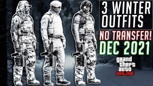 'GTA 5 Online Winter Military Outfits After Patch 1.58 Tuners Clothing Glitches Not Modded Christmas'