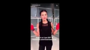 'Victoria\'s Secret Snapchat/Instagram Videos Nov. 21st 2016 (Adriana Lima Livestream)'