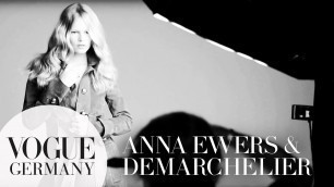 'Patrick Demarchelier fotografiert Anna Ewers Cover Shoot bts fashion | VOGUE Behind the Scenes'