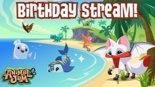 'Animal Jam Birthday Live Stream with Azure! Fashion Shows, Sapphire Drops and MORE!'