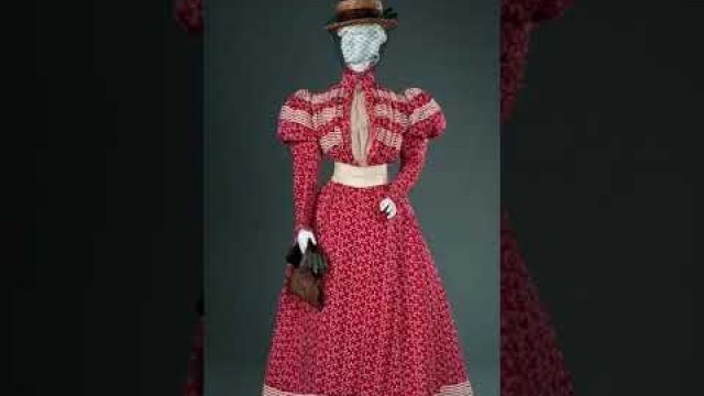 '1890s dresses || 19th century clothing || fashion history || Victorian era'
