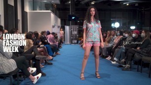 'London Fashion Week by Fashion show live Designer Megans Choix Model 6'