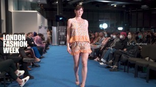 'London Fashion Week by Fashion show live Designer Megans Choix Model 8'