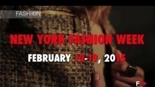 'WATCH LIVE NEW YORK FASHION WEEK on www.fashionchannel.it'
