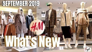 'H&M NEW IN #September2019 FALL WINTER  Ladies Collection'