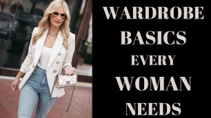 '7 Wardrobe Basics Every Woman Over 40 Needs | Fashion Over 40'