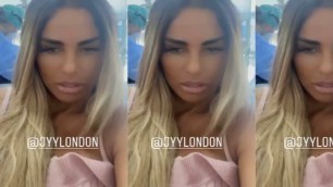 Katie Price is all business as she promotes fashion brand from operating theatre