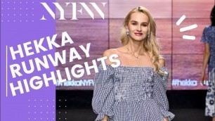 '2022 New York Fashion Week Live | Hekka Runway Show Highlights'